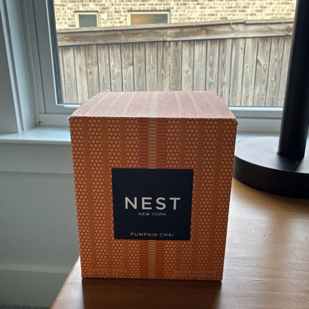 NEST Fragrances Pumpkin Chai Candle in Orange Box